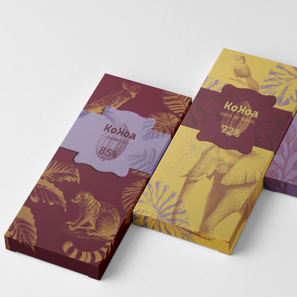 Packaging de chocolate
